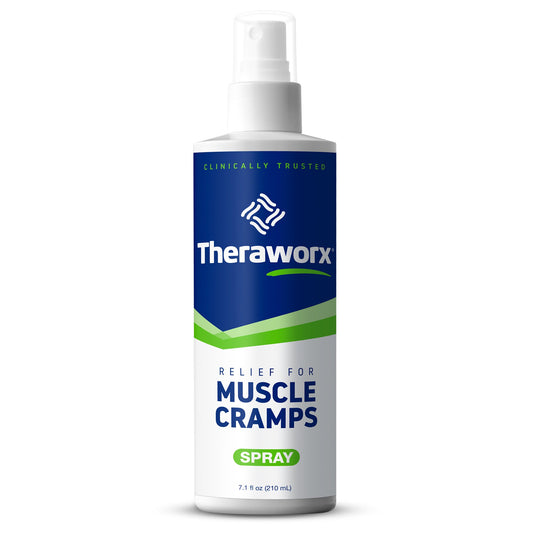 Topical Muscle Cramp Relief Theraworx® Relief 0.5% Strength Magnesium Sulfate 6X HPUS Spray 7.1 oz