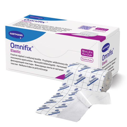 Dressing Retention Tape Omnifix® Elastic White 4 Inch X 2 Yard Nonwoven NonSterile