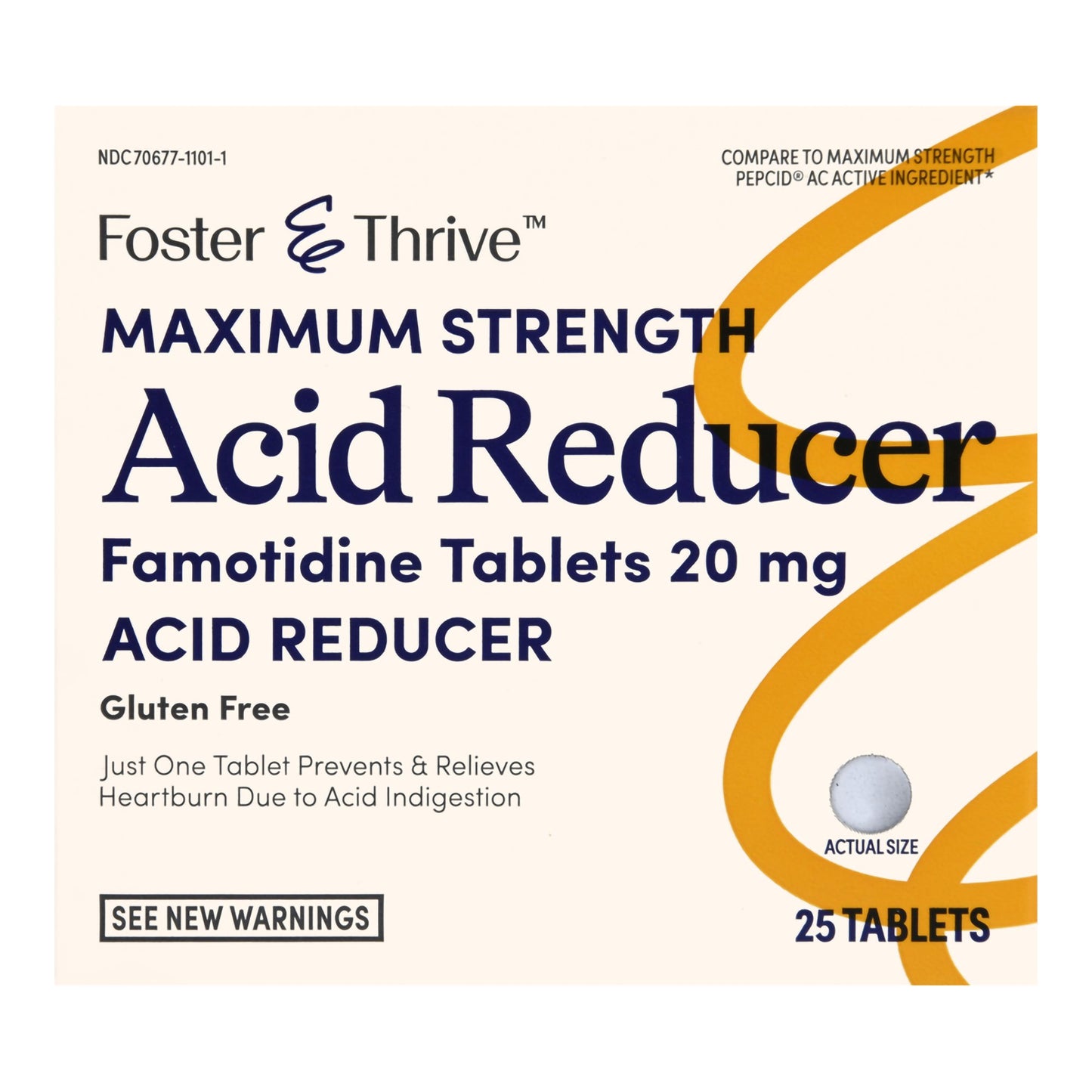 Antacid Foster & Thrive™ 20 mg Strength Tablet 25 per Box