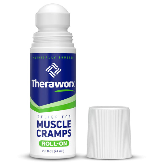 Topical Muscle Cramp Relief Theraworx® Relief 0.5% Strength Magnesium Sulfate 6X HPUS Roll-On 2.5 oz