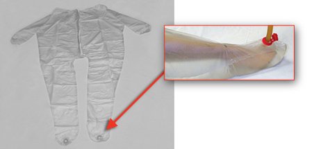 Post Mortem Unionall Mort-Port™ X-Large PVC Zipper Closure, 1/2 Length