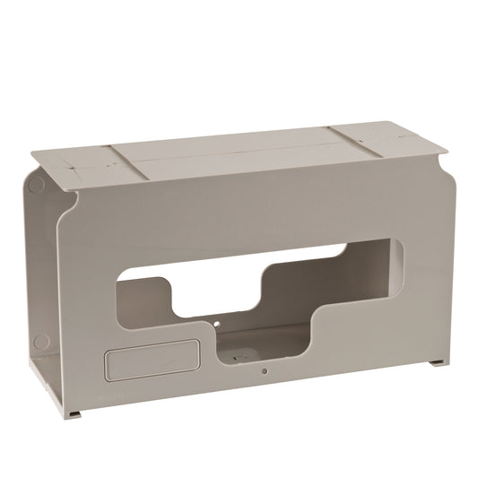 Glove Box Holder SharpSafety™In-Room™ Horizontal or Vertical Mounted 2-Box Capacity Beige 4-1/2 X 8 X 12-1/2 Inch Plastic
