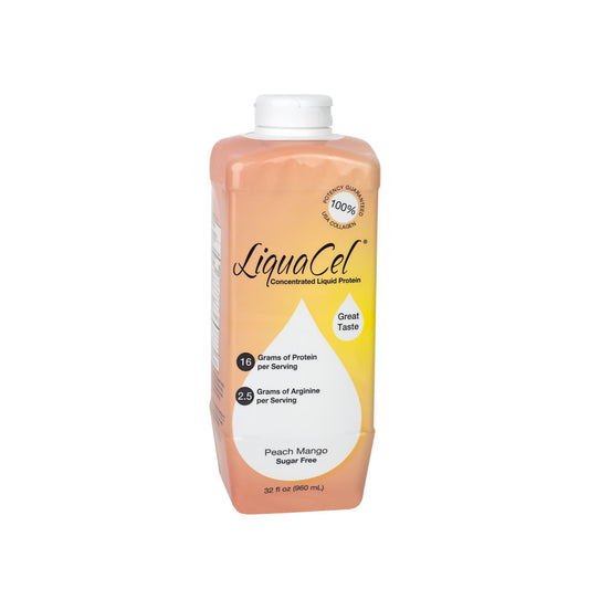 Oral Supplement LiquaCel® Peach Mango Flavor Liquid 32 oz. Bottle