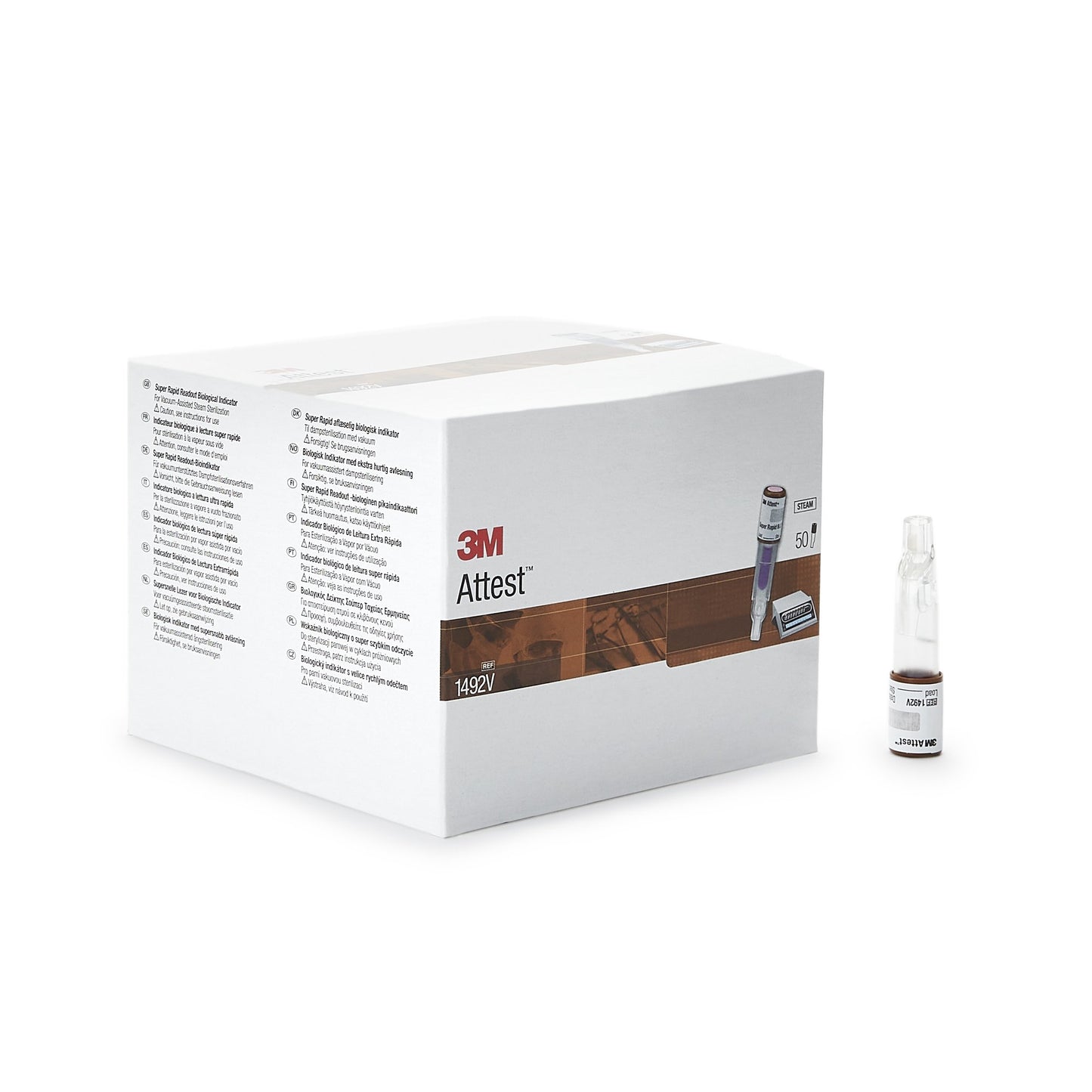 Attest™ Super Rapid Readout Sterilization Biological Indicator Vial Steam