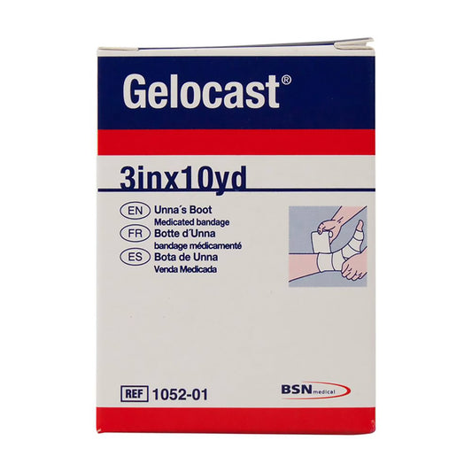 Unna Boot Gelocast® Zinc Oxide / Calamine 3 Inch X 10 Yard