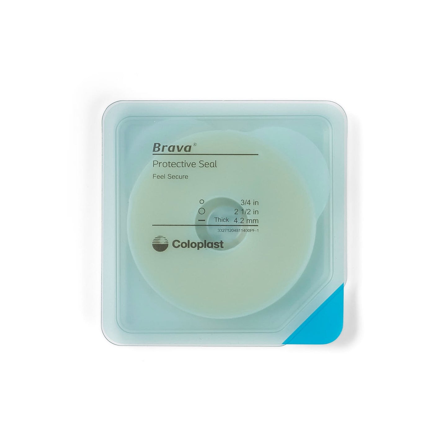 Ostomy Seal Brava® Thick 3/4 Inch (18mm) Stoma 2-1/2 Inch (64mm) - 4.2mm Thick
