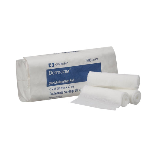 Conforming Bandage Dermacea™ 4 Inch X 4 Yard 1-Ply Roll Shape NonSterile 12 per Pack