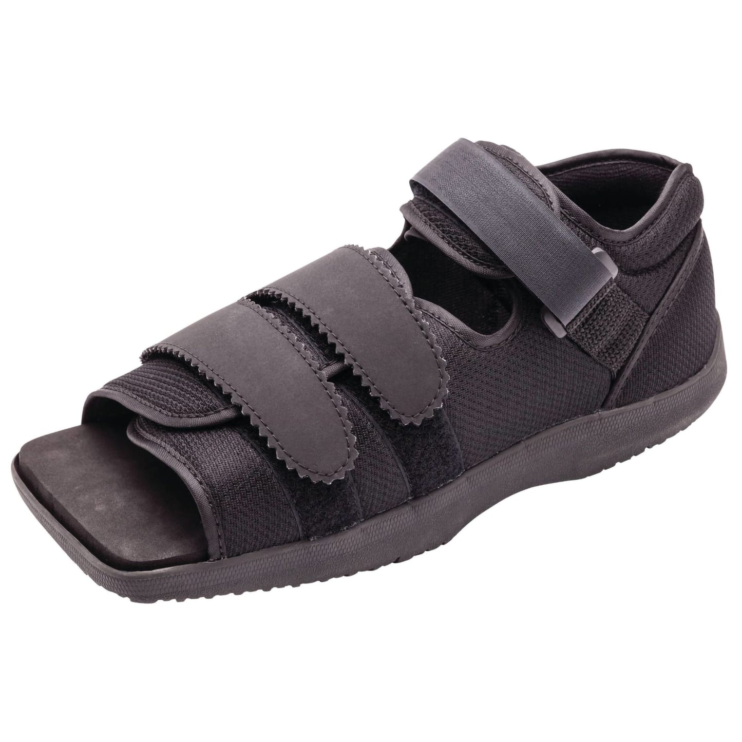 Square Toe Post-Op Shoe Medium Male Black