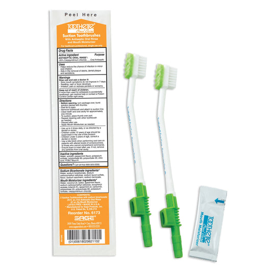 Suction Toothbrush Kit Toothette® NonSterile