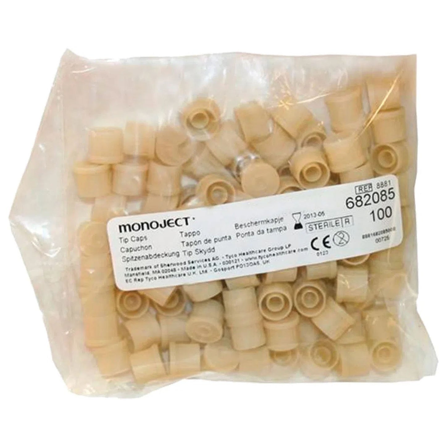 Syringe Tip Cap Monoject™ Disposable, Sterile, Syringe