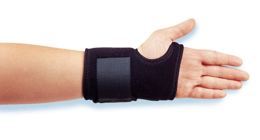Wrist Brace Gel Wrist Wrap Mineral Oil / Neoprene / OK Cloth Left Hand Black One Size Fits Most