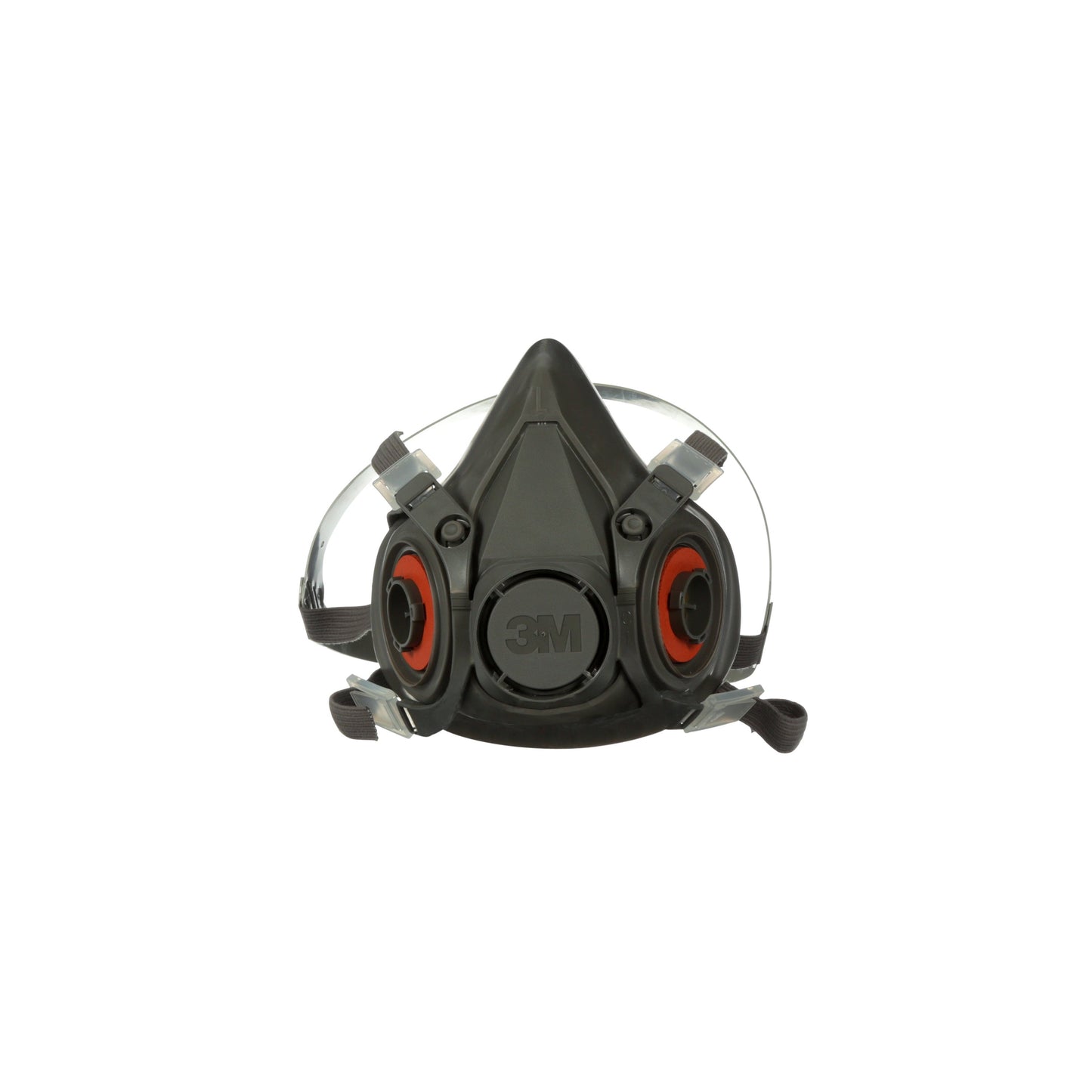 3M™ 6000 Reusable Respirator Industrial Half Face 4 Point Adjustable Head Strap Large Gray