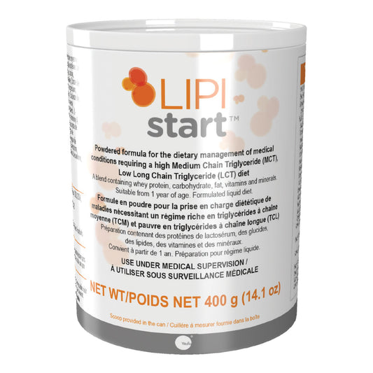 Oral Supplement Lipistart™ Unflavored Powder 400 Gram Can