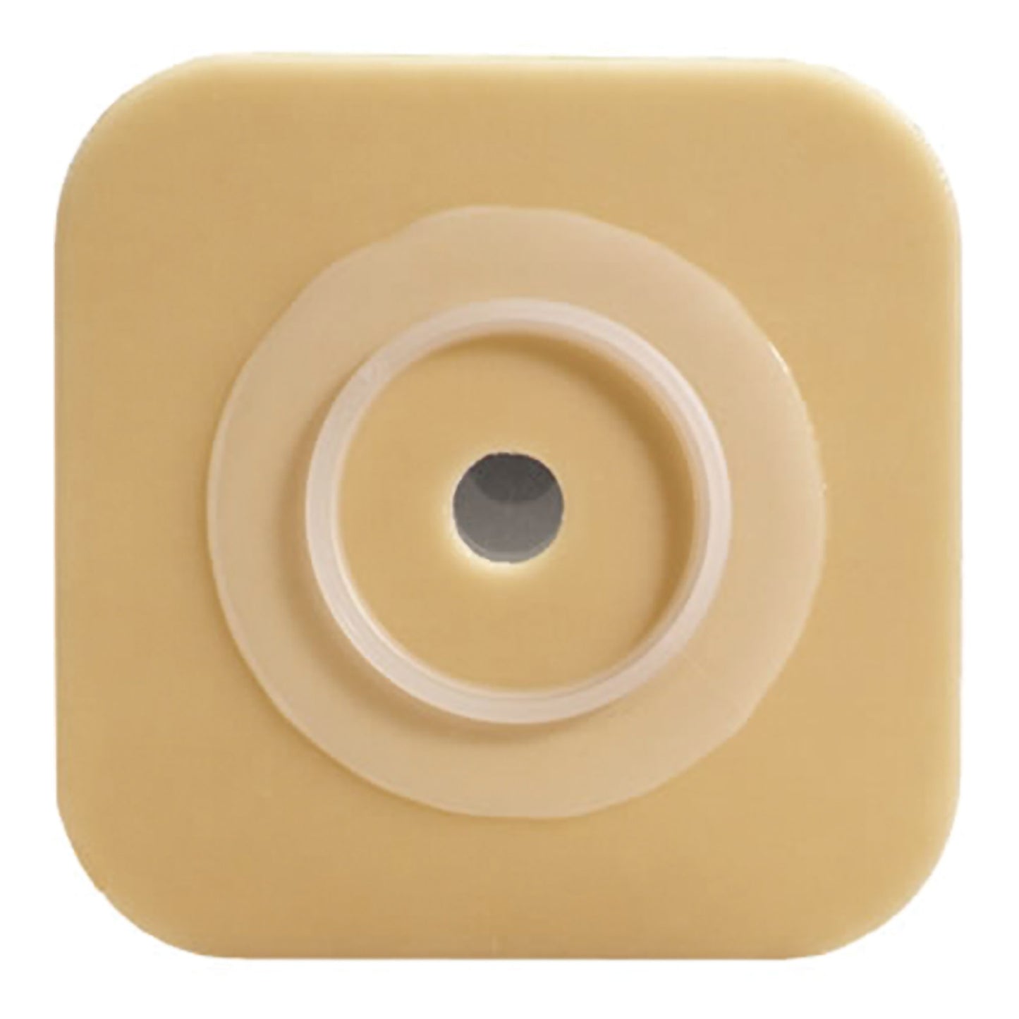 Ostomy Barrier Sur-Fit Natura® Durahesive® Trim to Fit, Extended Wear Adhesive Tape Borders 32 mm Flange Sur-Fit Natura® System 4 X 4 Inch