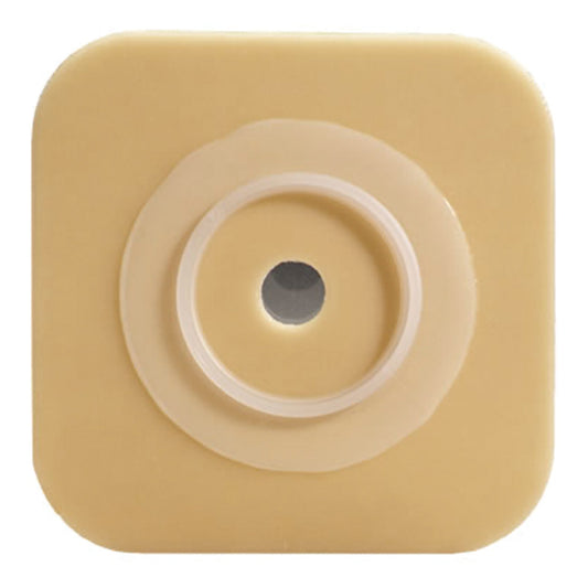 Ostomy Barrier Sur-Fit Natura® Durahesive® Trim to Fit, Extended Wear Adhesive Tape Borders 32 mm Flange Sur-Fit Natura® System 4 X 4 Inch