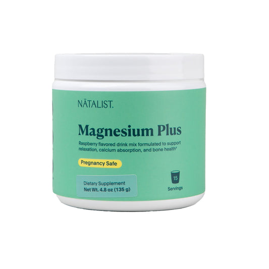 Oral Supplement Natalist® Magnesium Plus Raspberry Flavor Powder 4.8 oz. Jar