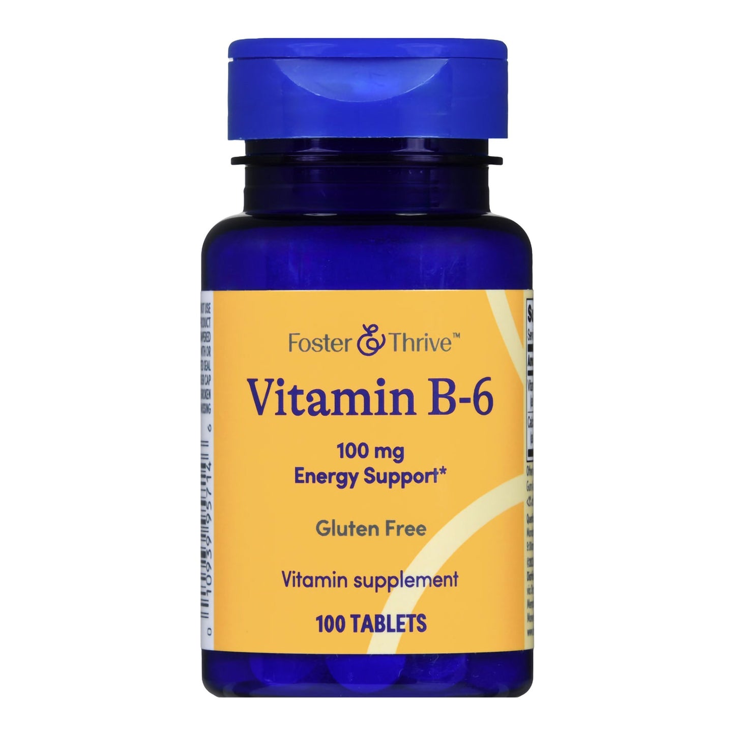 Vitamin Supplement Foster & Thrive™ Vitamin B6 100 mg Strength Tablet 100 per Bottle