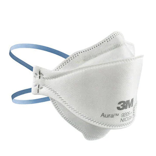 Particulate Respirator Mask 3M™ Aura™ Industrial N95 Not Rated Elastic Strap One Size Fits Most