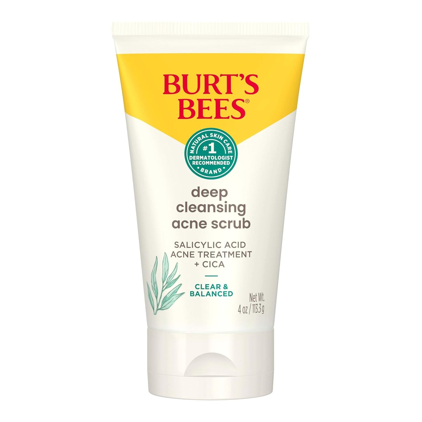Acne Treatment Burt's Bees® Natural Acne Solutions 4 oz. Scrub