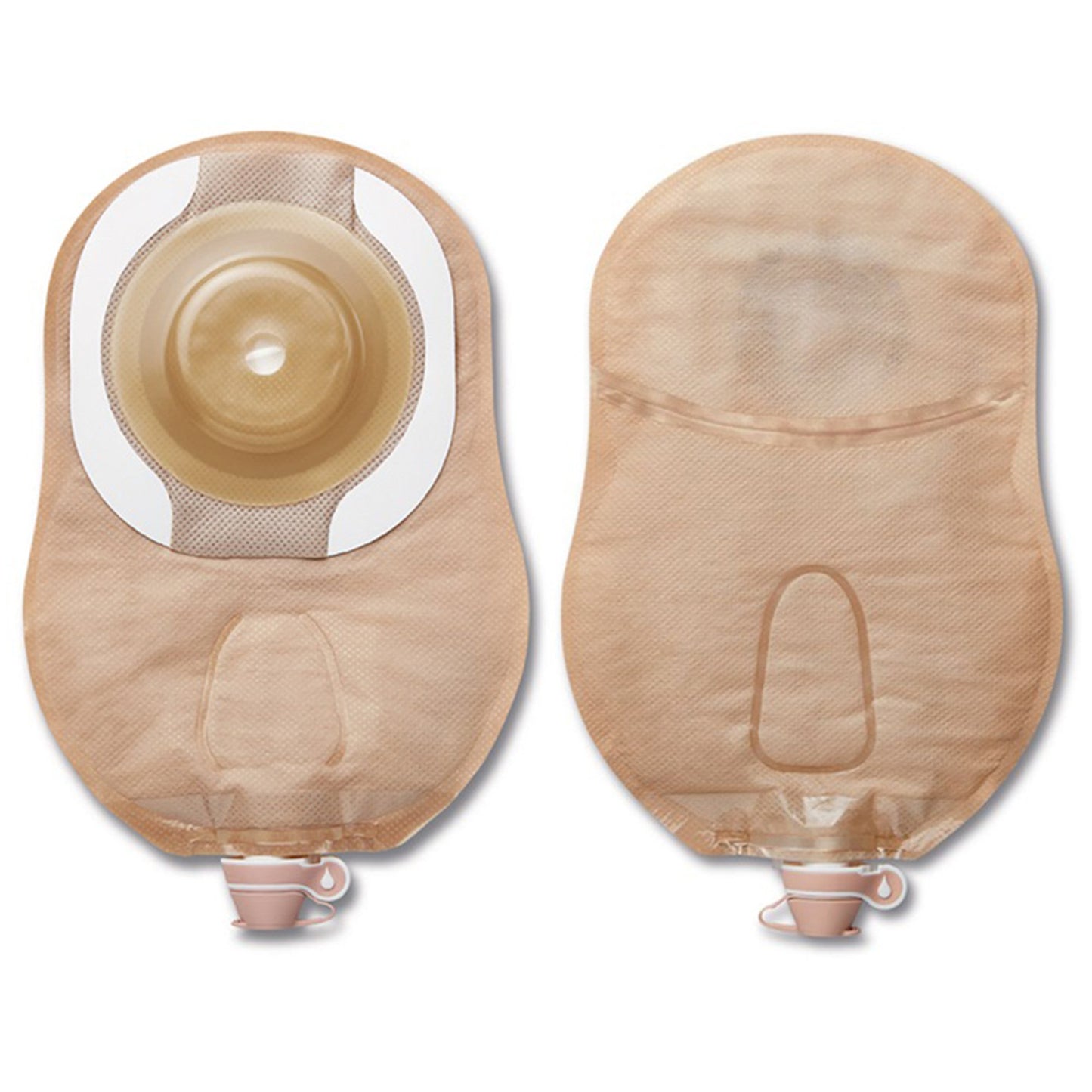 Urostomy Pouch CeraPlus™ One-Piece System 9 Inch Length Soft Convex, Pre-Cut 7/8 Inch Stoma Drainable