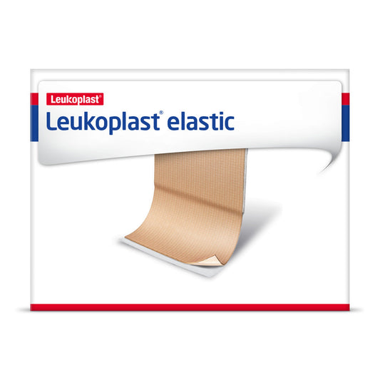 Adhesive Strip Leukoplast® Elastic Cross-Elastic Material Tan 2-3/4 X 4 Inch Sterile
