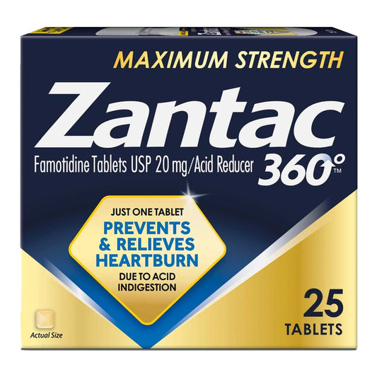 Zantac® Ranitidine HCl 20 mg Tablet 25 Tablets