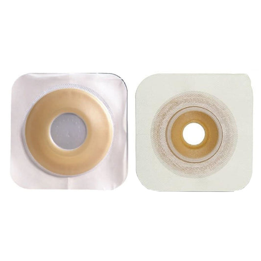 Ostomy Barrier Sur-Fit Natura® Precut, Extended Wear Durahesive® Adhesive 57 mm Flange Sur-Fit® Natura® System Hydrocolloid 1-1/2 Inch Opening 5 X 5 Inch