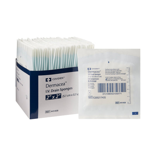 I.V. Sponge Dermacea™ 2 X 2 Inch 6-Ply Sterile 2 per Pack