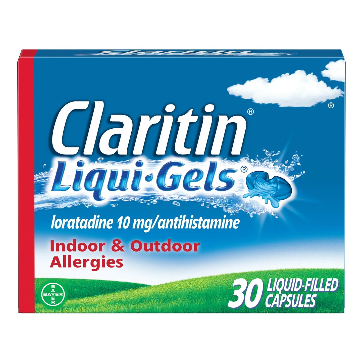 Allergy Relief Claritin® Liquigels® 10 mg Strength Gelcap 30 per Box