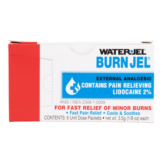 Burn Relief Lidocaine Water Jel® Burn Jel® Topical Gel 3.5 Gram Individual Packet