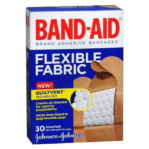Adhesive Strip Band-Aid® Fabric Tan 5/8 X 2-1/4 Inch / 3/4 X 3 Inch / 1 X 3 Inch Sterile