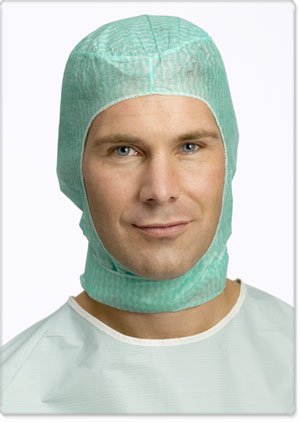 Surgeon Cap Barrier® Tuck® One Size Fits Most Blue Pull On Closure