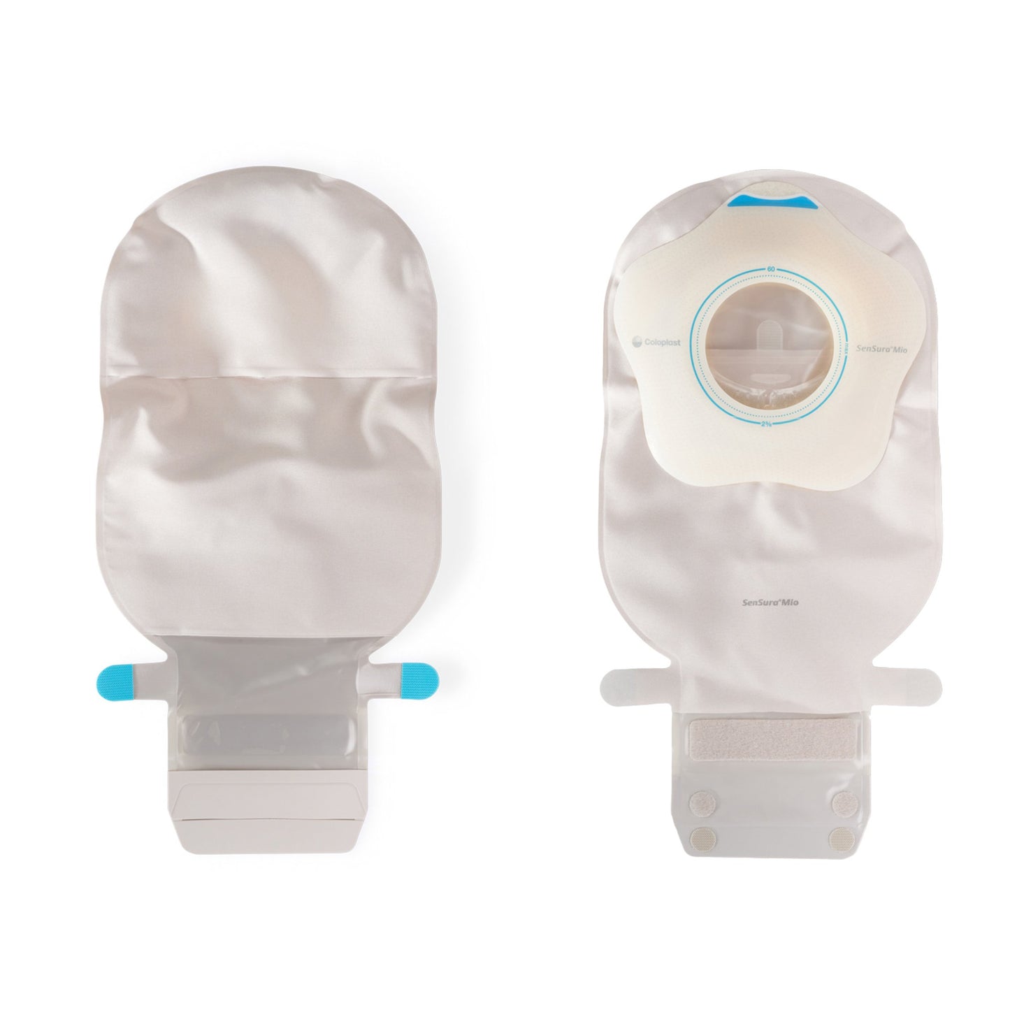 Ostomy Pouch SenSura® Mio Concave One-Piece System 11 Inch Length, Maxi Convex, Pre-Cut 2 Inch Stoma Drainable