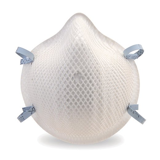 Particulate Respirator Mask Moldex® Industrial N95 Not Rated Elastic Strap Medium / Large
