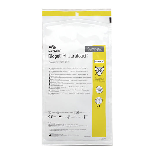 Surgical Glove Biogel® PI UltraTouch™ Size 7.5 Sterile Polyisoprene Standard Cuff Length Micro-Textured Opaque Beige Chemo Tested