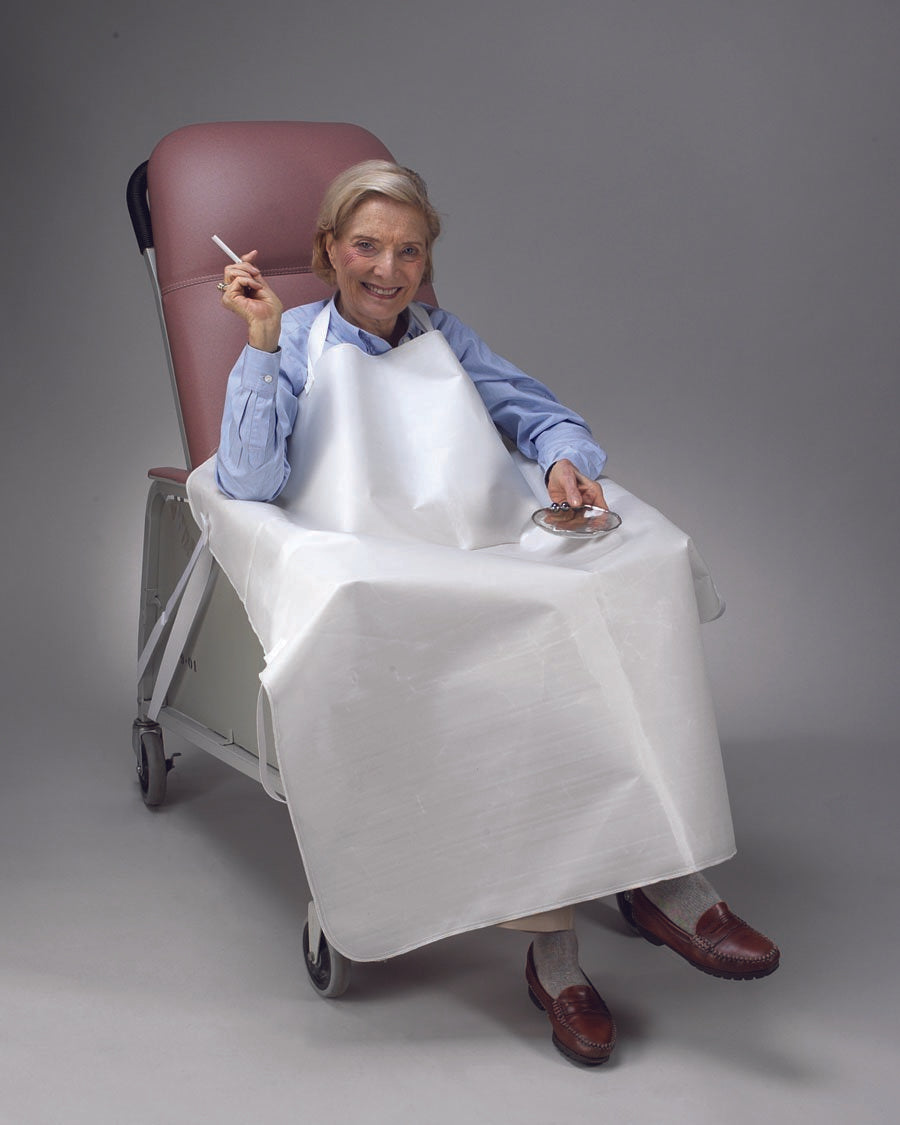 Smoker's Apron No-Flame™ One Size Fits Most Pullover Style Blue