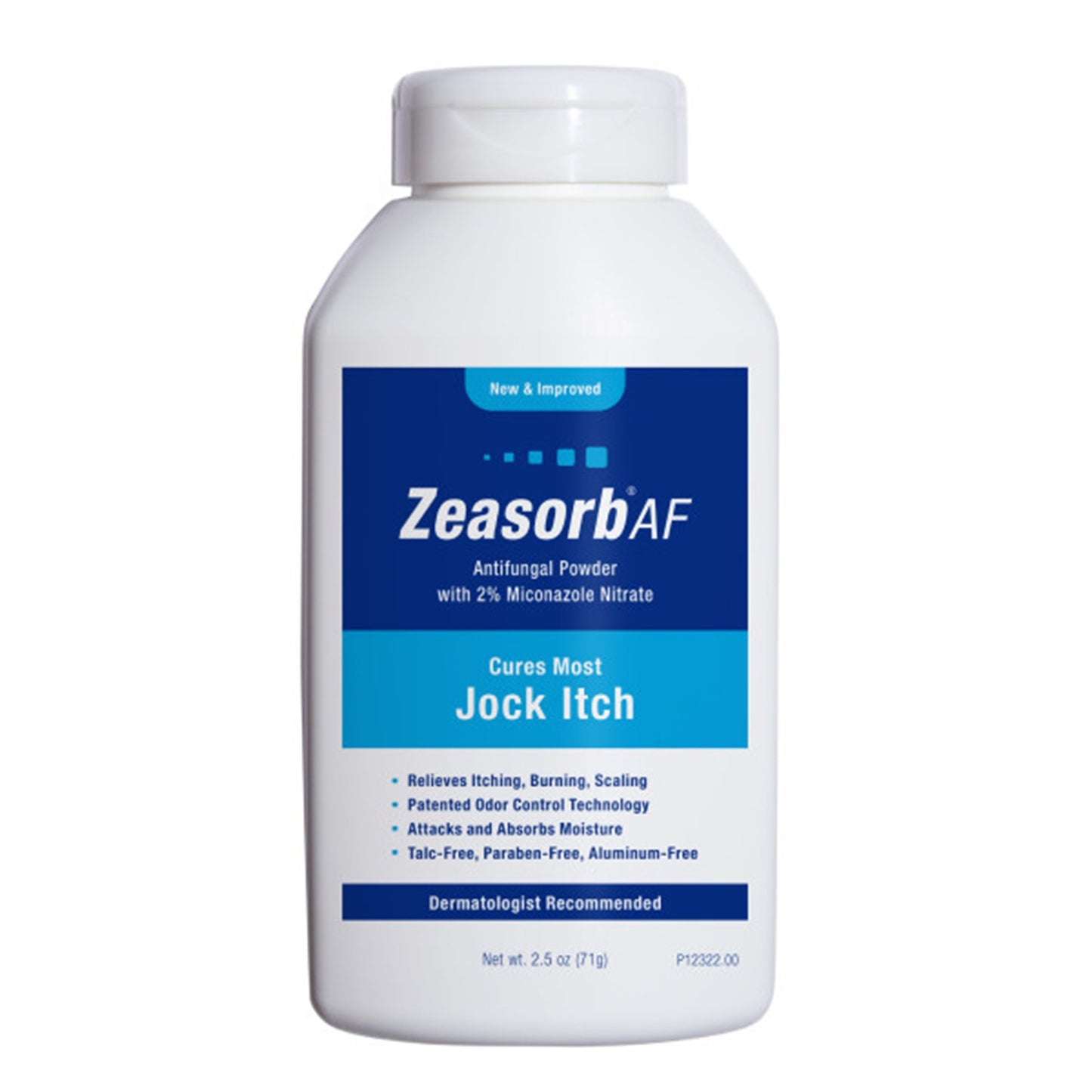 Antifungal Zeasorb® AF 2% Strength Powder 2.5 oz. Shaker Bottle
