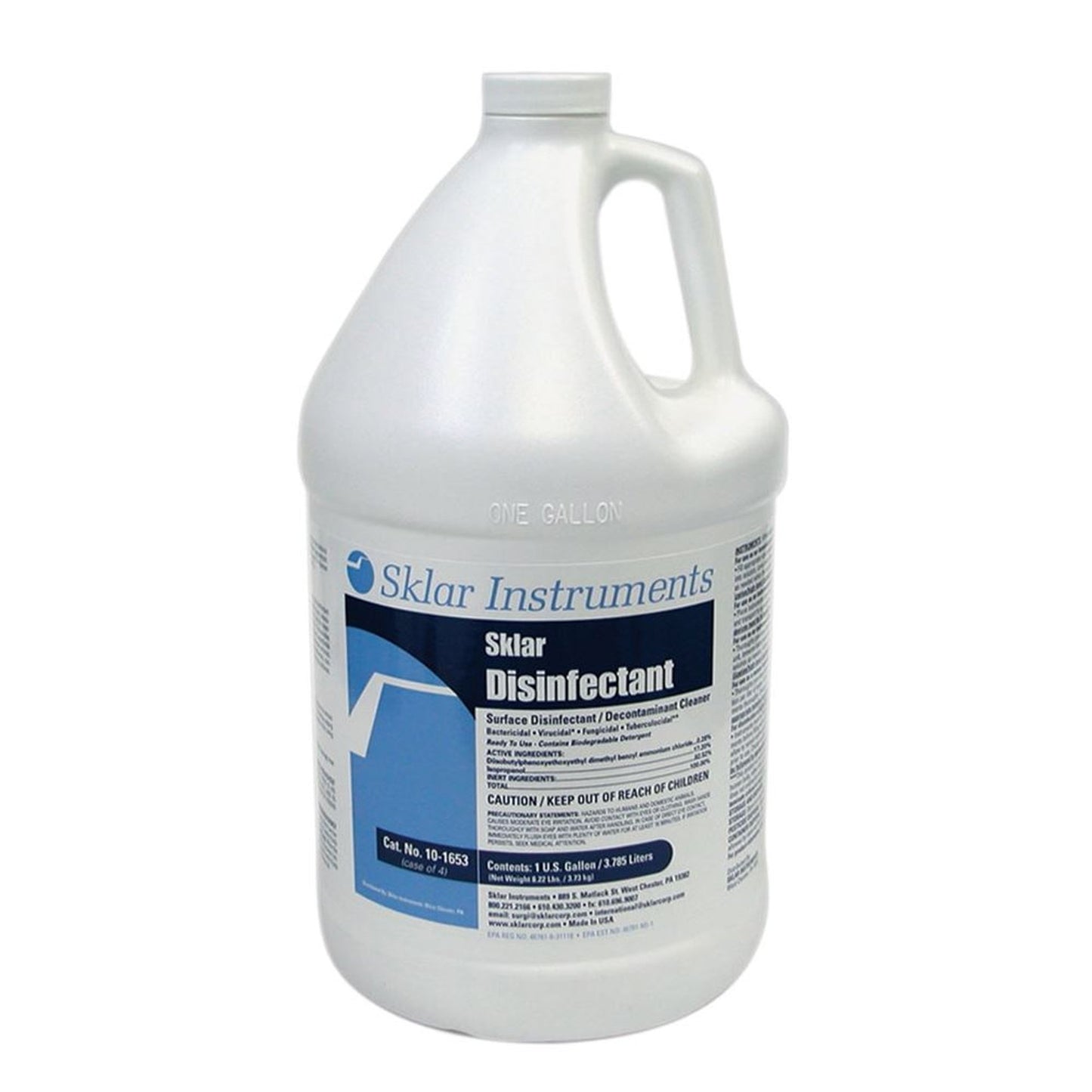 Surface Disinfectant Sklar® Alcohol Based Manual Pour Liquid 1 gal. Jug Alcohol Scent NonSterile