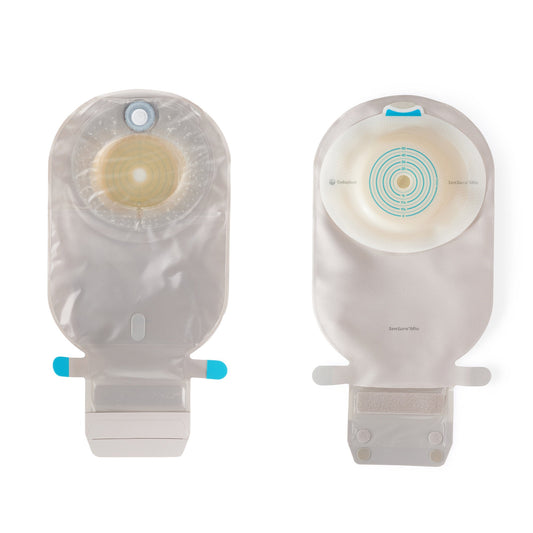 Ostomy Pouch SenSura® Mio Convex One-Piece System 11 Inch Length, Maxi Convex Light, Pre-Cut 13/16 Inch Stoma Drainable