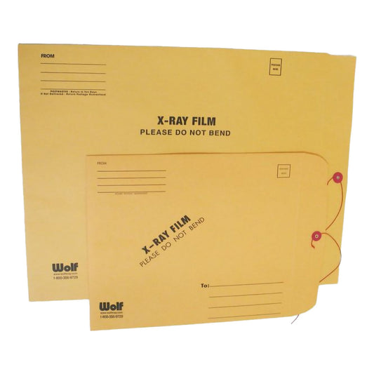 X-Ray Film Mailing Envelope Gold 10 X 12 Inch