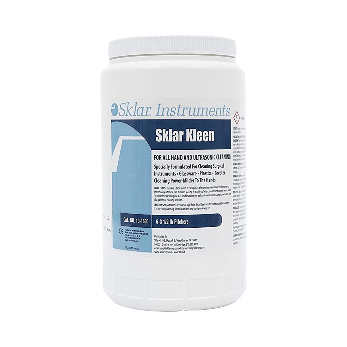 Instrument Detergent Sklar Kleen™ Powder 3.5 lbs. Container Mild Scent
