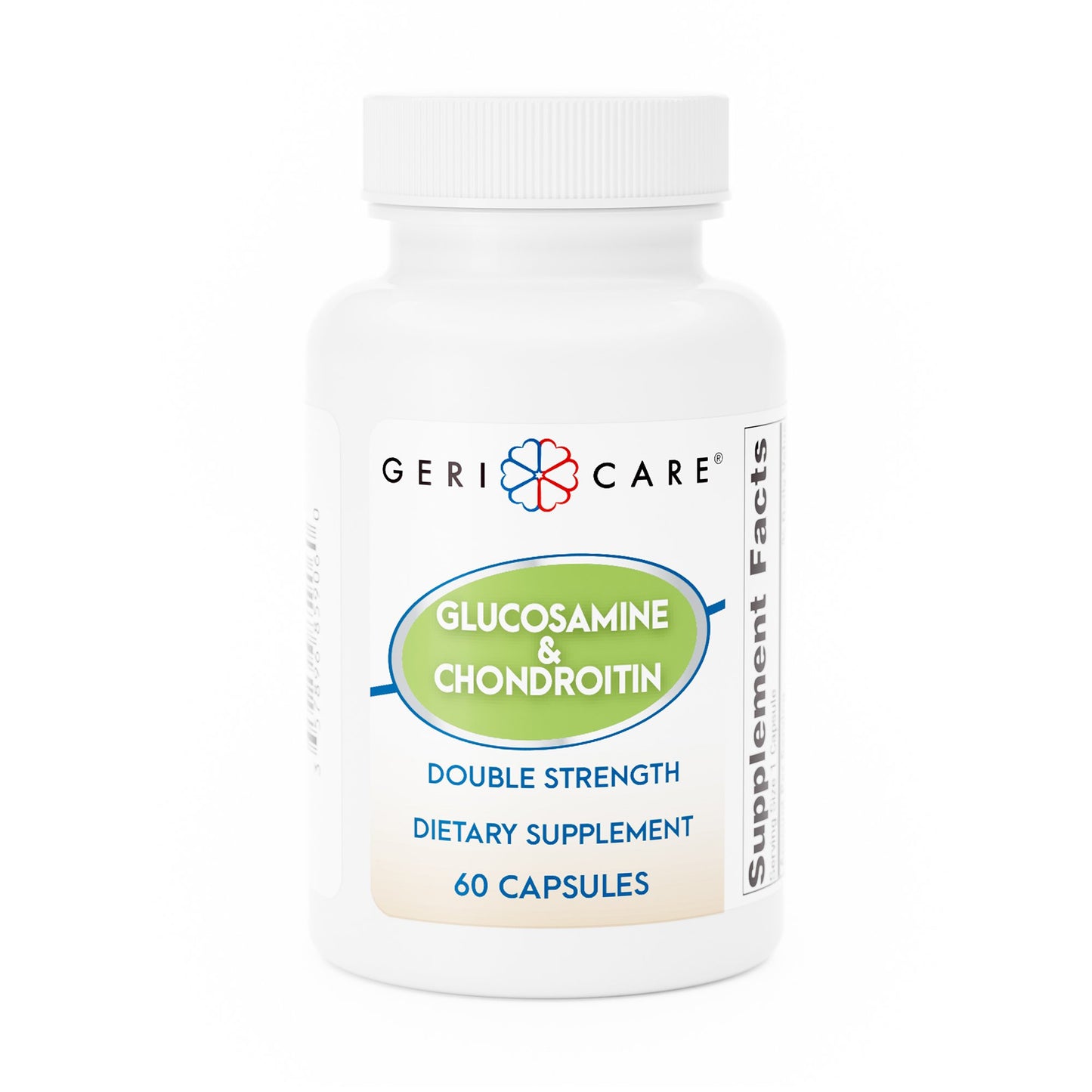Joint Health Supplement Geri-Care® Glucosamine / Chondroitin 500 mg - 400 mg Strength Capsule 60 per Box
